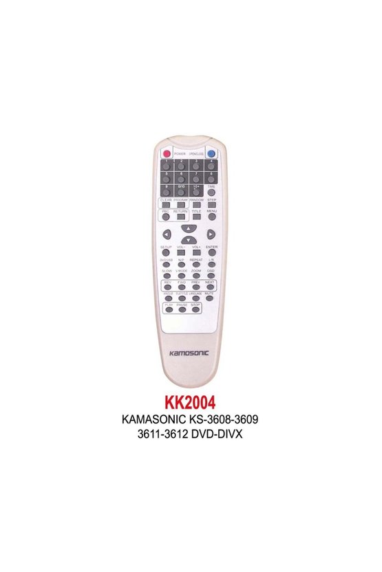 KAMASONIC KS-3608-3609-3611-3612 DVD-DIVX KUMANDA