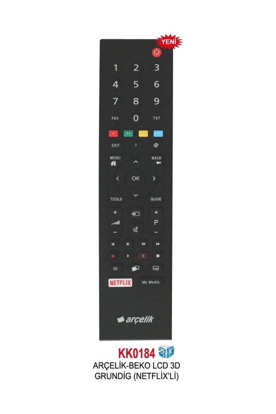 LCD 3D (NETFLIXLİ) KUMANDA
