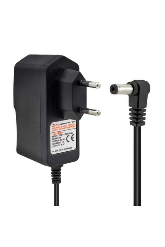 15 Volt - 1 Amper - 15 Watt Şarjlı Matkap Adaptörü