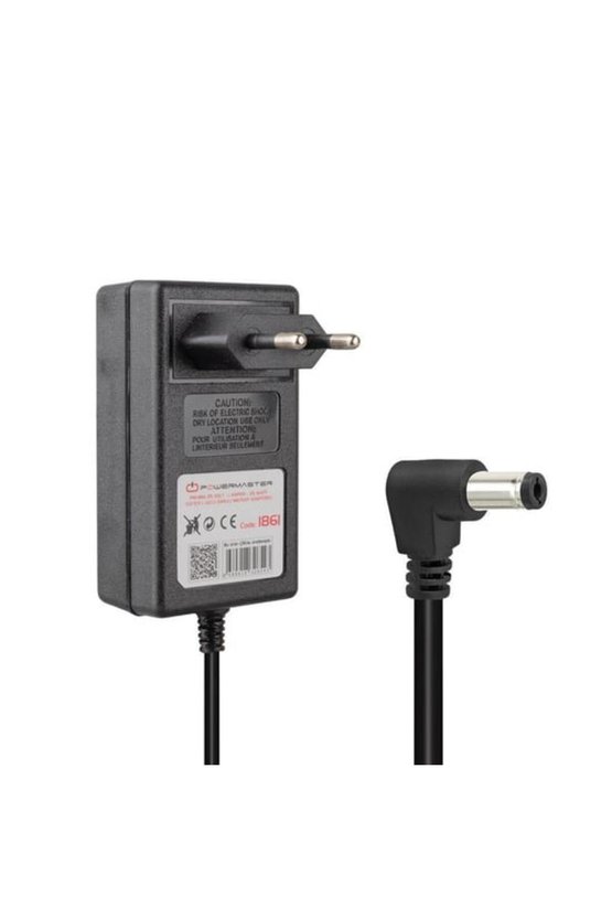 25V 1A 5.5*2.5 MM L Uçlu Şarjlı Matkap Adaptörü