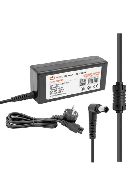 19.5 Volt - 2 Amper 6.5*4.4 Mm Uçlu Adaptör