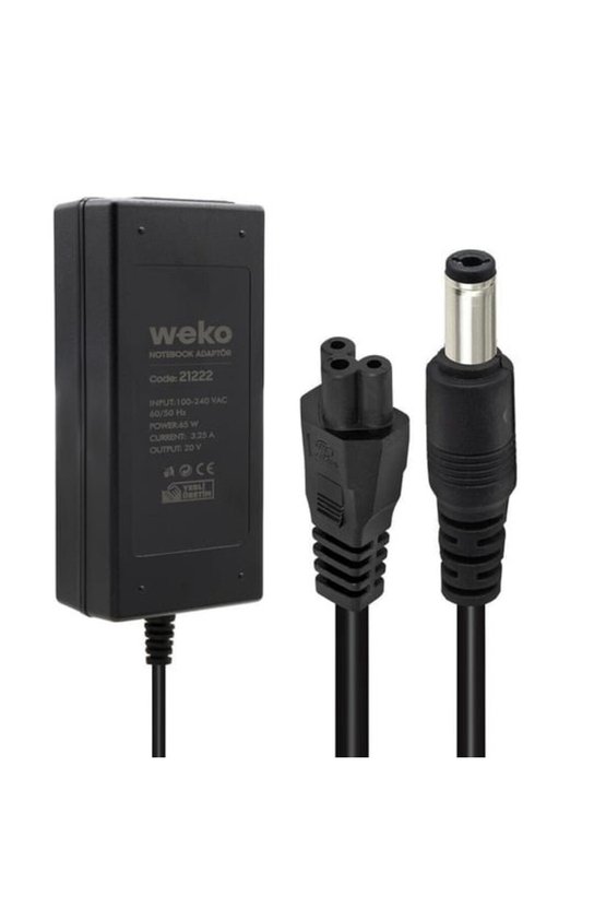 20 Volt 3.25 Amper 65 Watt Notebook Adaptör (5.5*2.5 Uçlu)