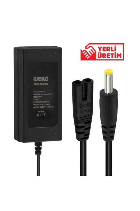 19.5V 2.31Ah 4.5x3.0mm Uçlu Notebook Adaptör