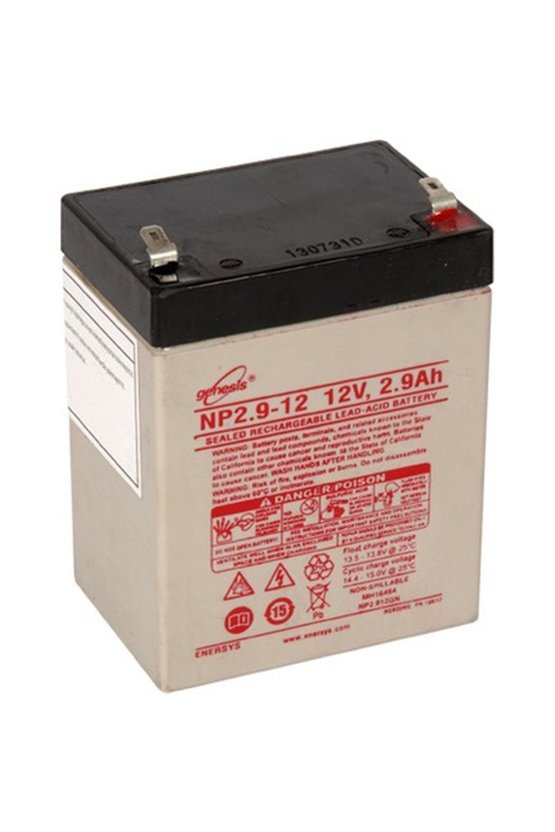 12 V 2,9 AHM AKÜ
