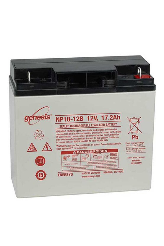 12 V 17 AHM AKÜ