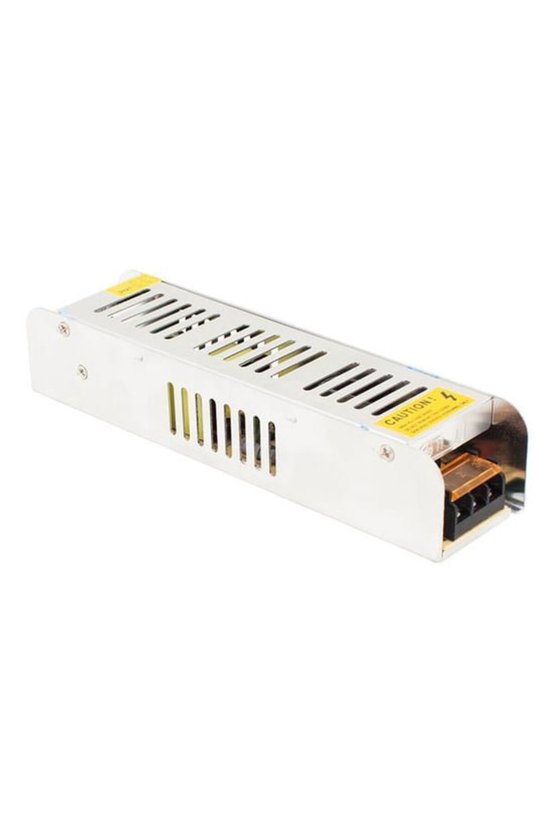 12 Volt - 10 Amper - 120 Watt Slim Metal Kasa Adaptör (187*46*37)
