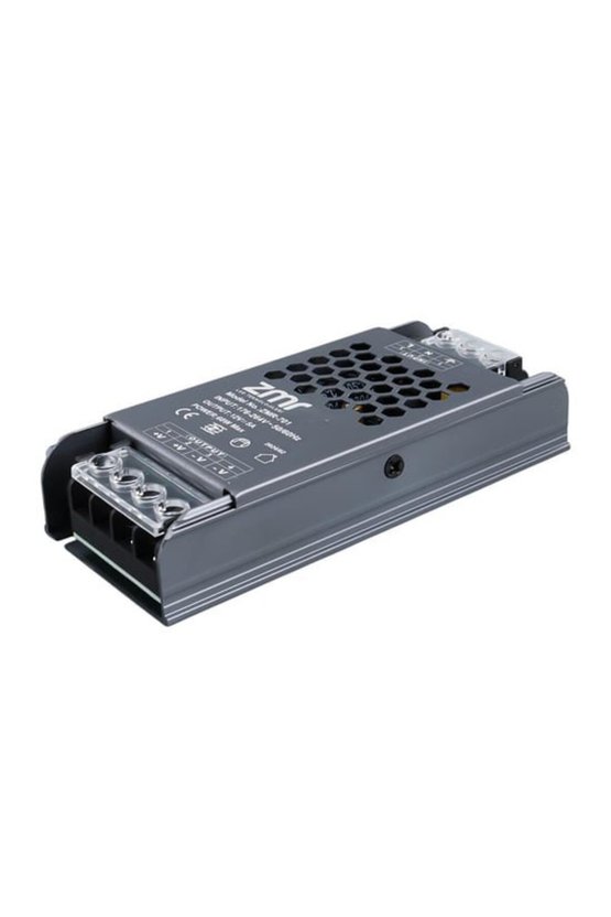 12 Volt 5 Amper 60 Watt Slim Metal Kasa Adaptör