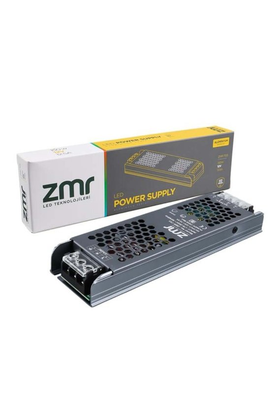 ZMR ZMR-703B.00 12 Volt 12.5 Amper 150 Watt Slim Metal Kasa Adaptör