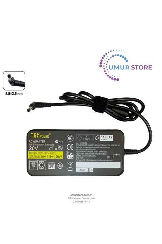 Chicony A150A048P 5.5x2.5mm No Adaptörü