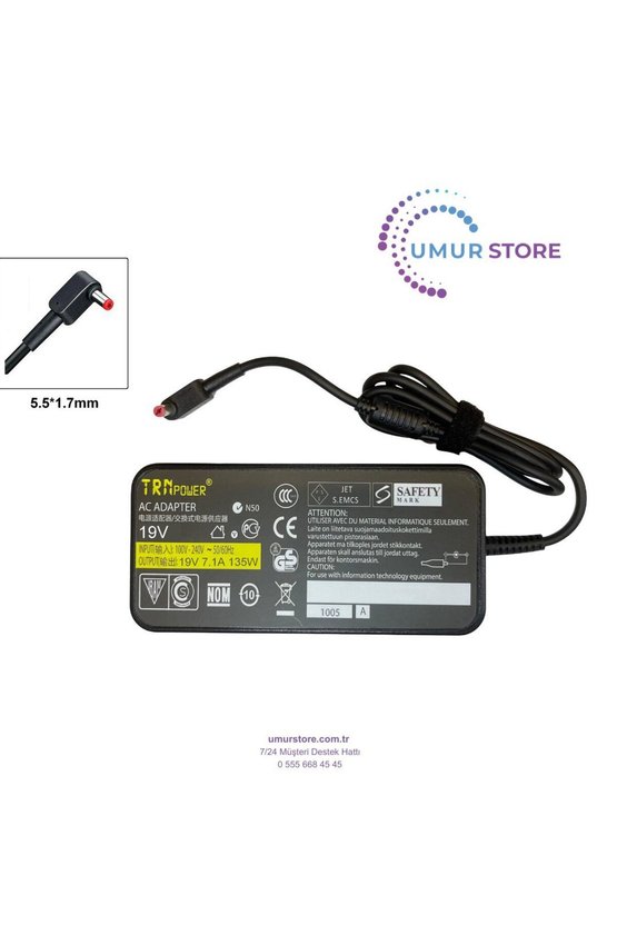 Acer Aspire 7 A715-72G-56Q6 Notebook Adaptörü