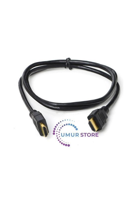 1 Metre 1.4 HDMI Kablo - 2K 60Hz4K 30Hz,10Gbps, Altın Uçlu, Dolby, Ağ Desteği(DK-HD-CV14L100A)