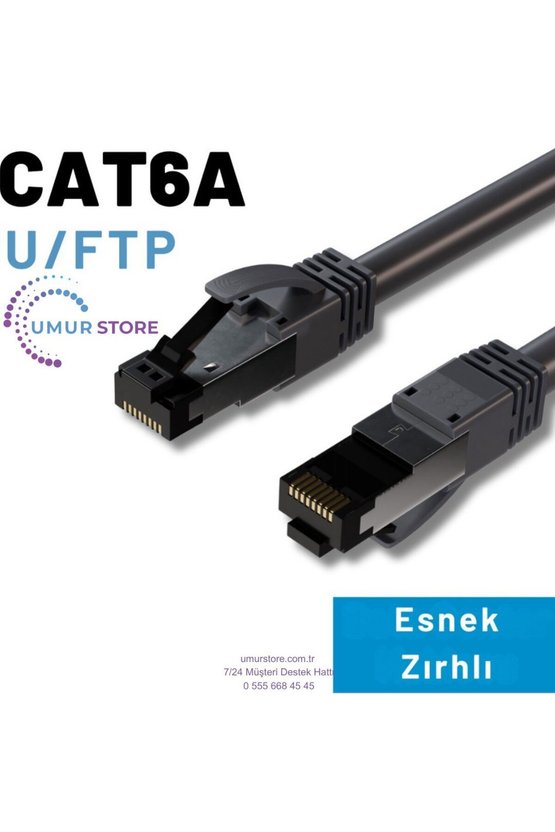CAT6A Uftp Flexarmor(Esnek Zırh) Kablo