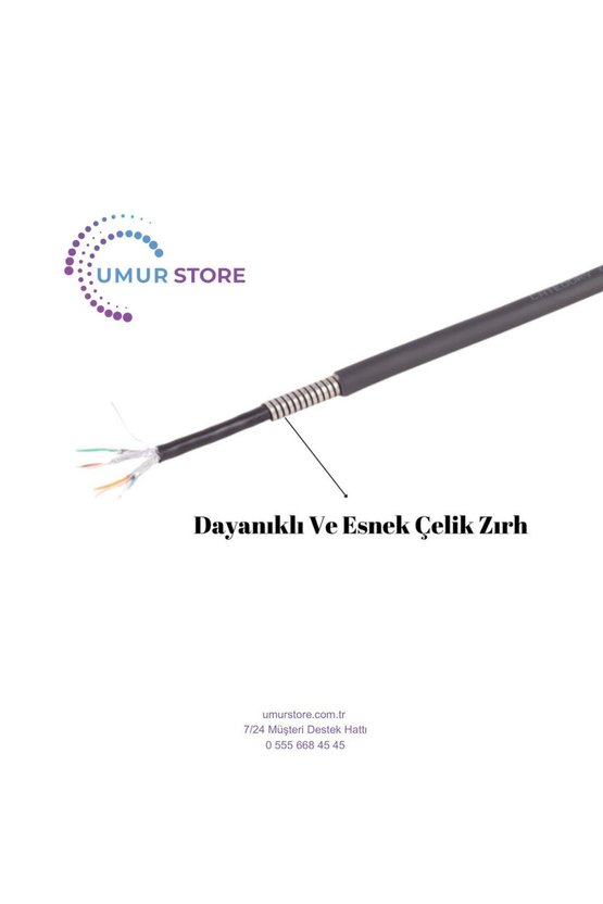 CAT6A Uftp Flexarmor(Esnek Zırh) Kablo