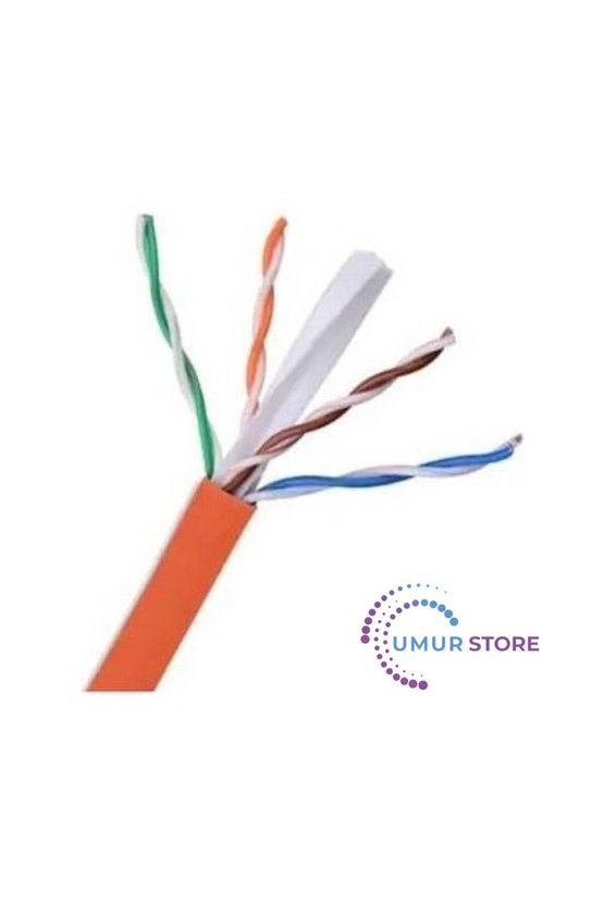 Cat6 Ethernet Kablosu U-Utp 23 Awg 100-1000MBPS 30 Metre