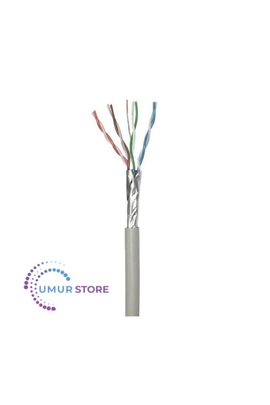 CAT5E Utp Bakır Lan Veri Kablosu 305MT 23 Awg Gri Pvc