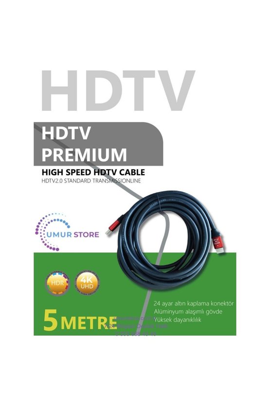 4K 5m HDMI Kablo