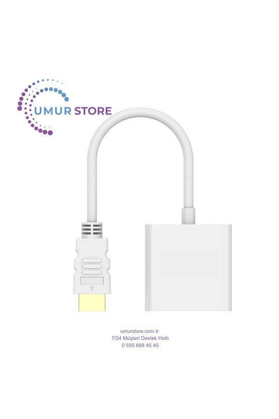 HDMI To VGA Dönüştürücü 1080P&60Hz