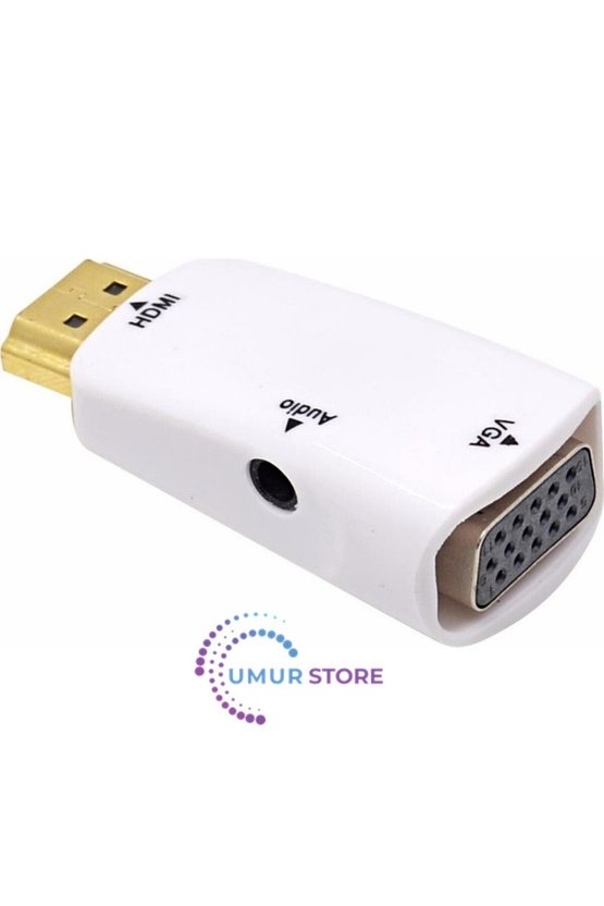 Hdmi To Vga Çevirici Dönüştürücü Adaptör