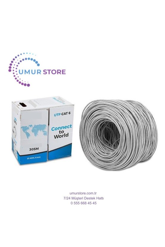 305M 23AWG Utp Cat6 Kablo