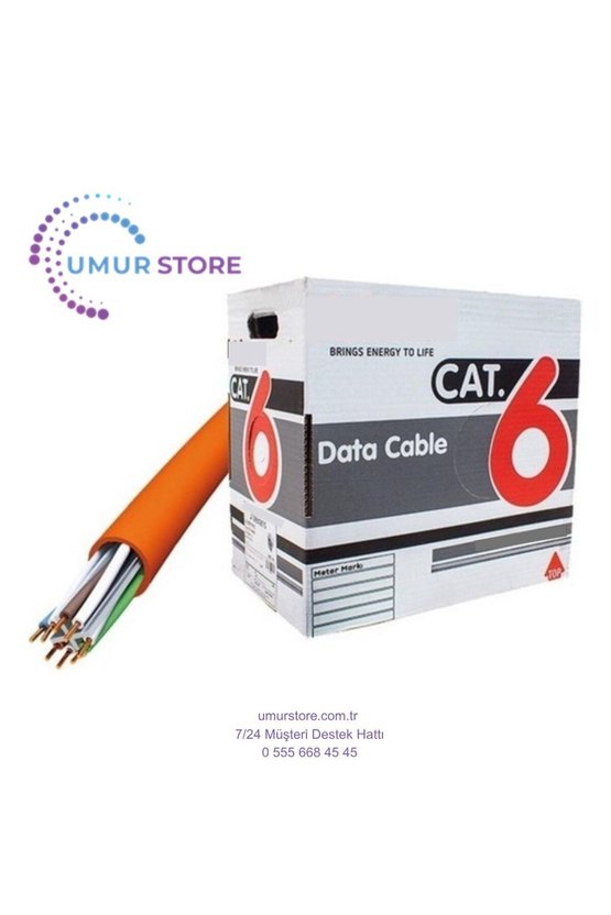 Cat 6 Uutp Lszh 305M Turuncu