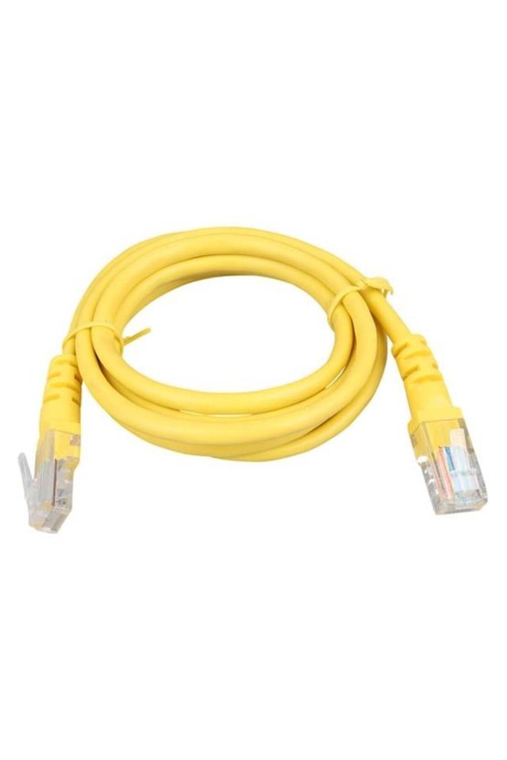 Powermaster Sarı 1.5 Metre CAT5 Ethernet Kablo (Refresh)