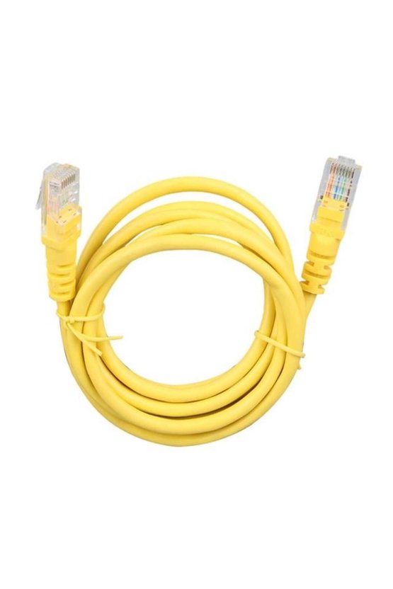 Powermaster Sarı 1.5 Metre CAT5 Ethernet Kablo (Refresh)