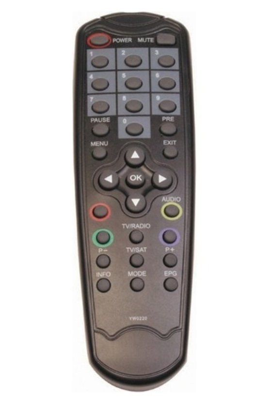 Weko Kr X100-200-300 Uydu Kumandası (3713=6466) Siyah