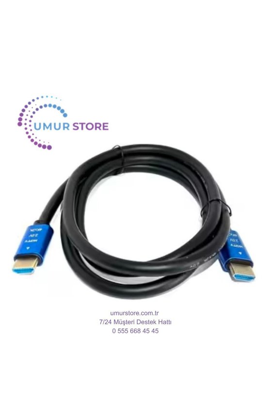 MB MB50104K HDMI Kablo 1 Metre – 4K UHD Destekli, Altın Uçlu, Kutulu