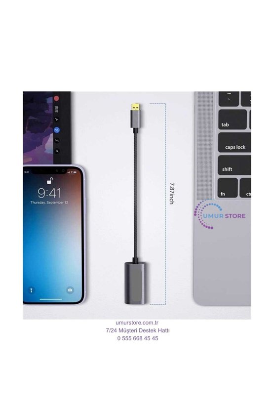 USB 3.0 To VGA Dönüştürücü 1080P Full Hd Görüntü Aktarım Kablosu Tak & Çalıştır