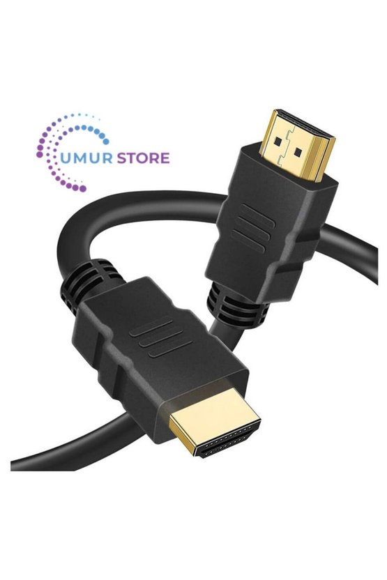 HDMI Kablo 4K 3D Ağ Destekli Altın Uçlu 4K 60Hz 18G Bps Ultra Hd 4K Ethernet HDMI Kablosu - 3 mt