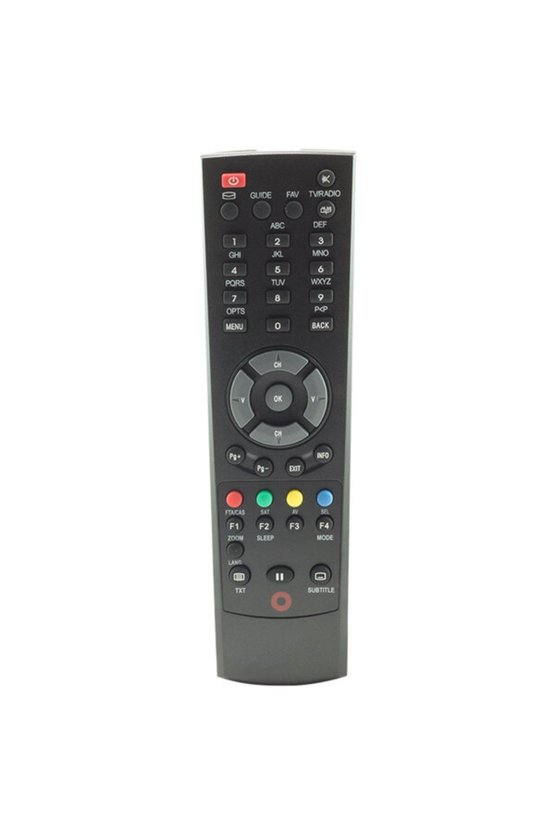 Uydu Alıcılı Led Televizyon Kumandası Kırmızı Logolu Model