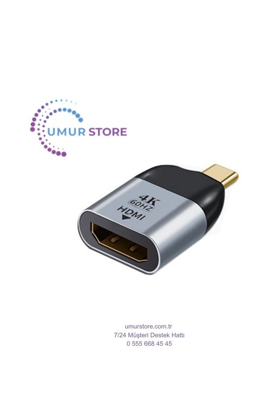 4K 60HZ HDMI To Type-C Dönüştürücü Adaptör