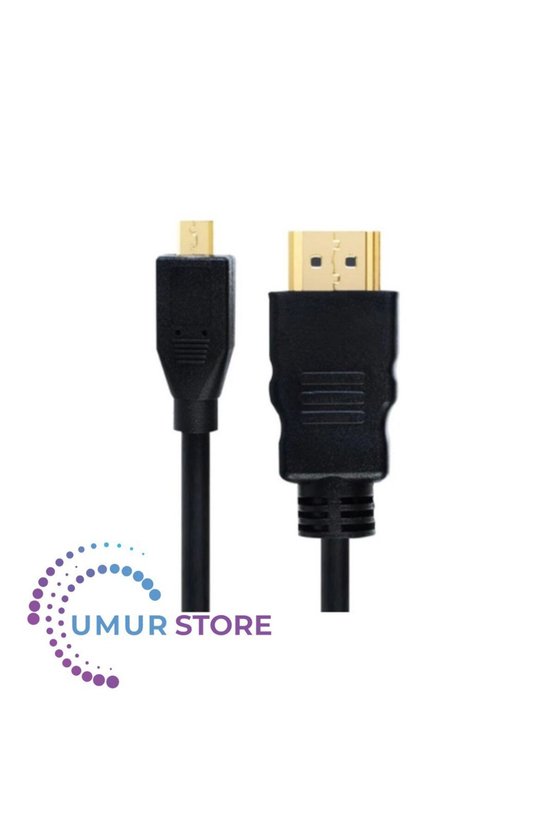 Micro HDMI To HDMI Kablo 3D Full Hd Mikro Hdmı - 1.5m