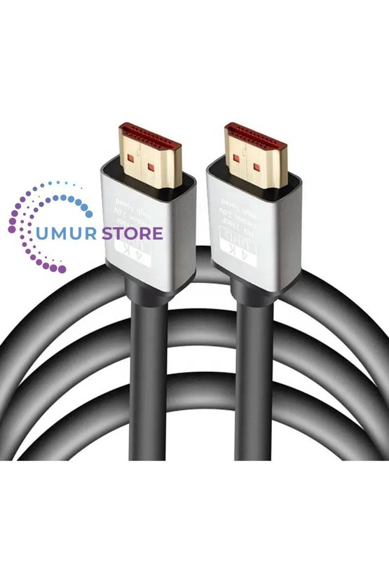 10M HDMI Kablosu 4K 60Hz, 8k, 4K 120Hz Destekli Altın Kaplama Konektör Dayanıklı Pvc