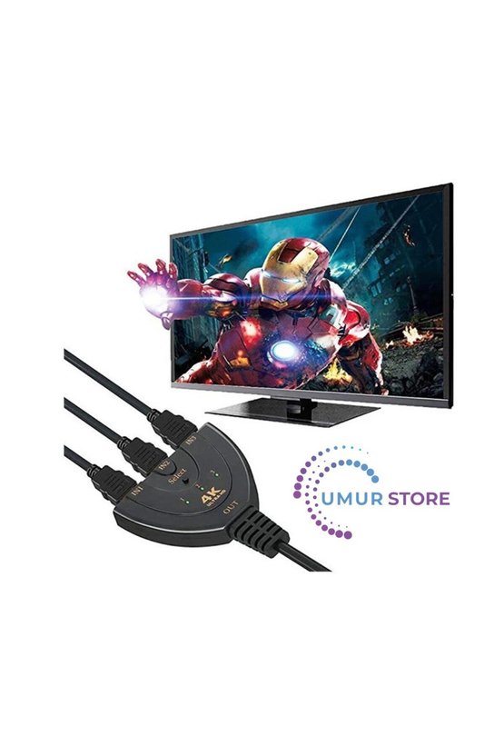 Ally 3 Port Hdmı Çoklayıcı Full Hd HDMI Switch