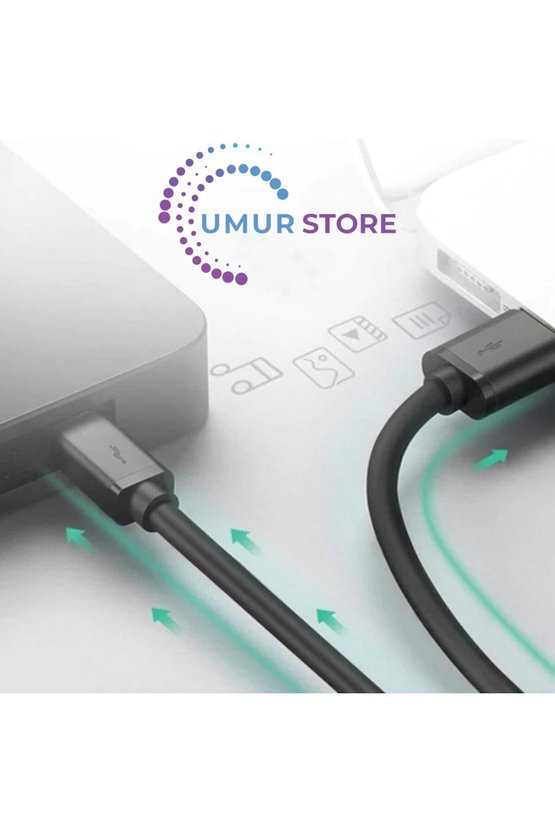 USB to Mini Uyumlu Data ve Şarj Kablosu