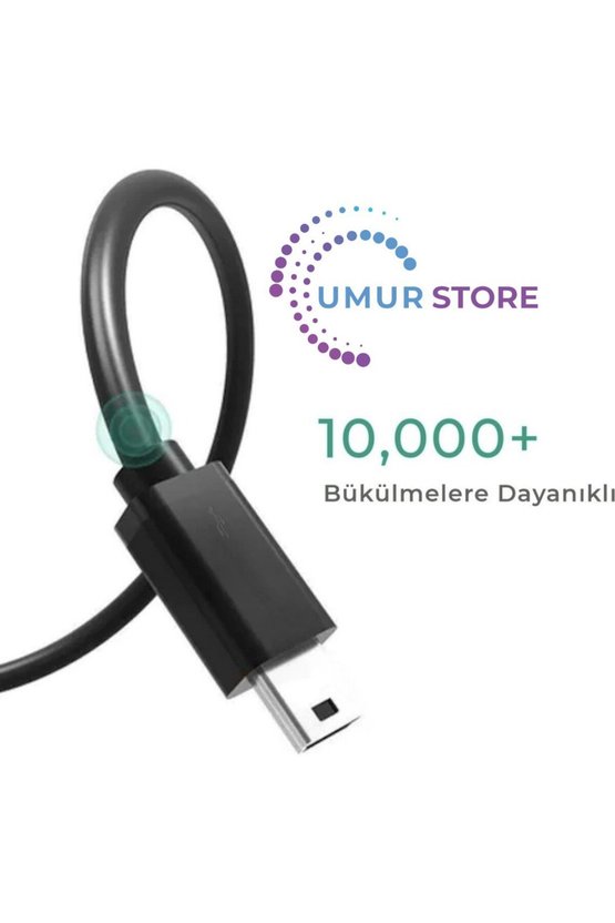 USB to Mini Uyumlu Data ve Şarj Kablosu