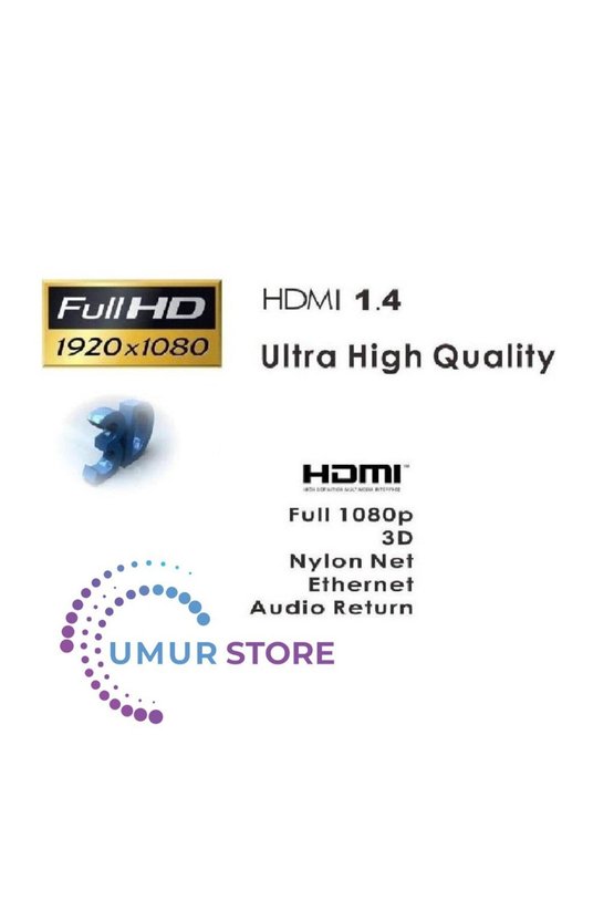Sargılı HDMI Kablo - 5m