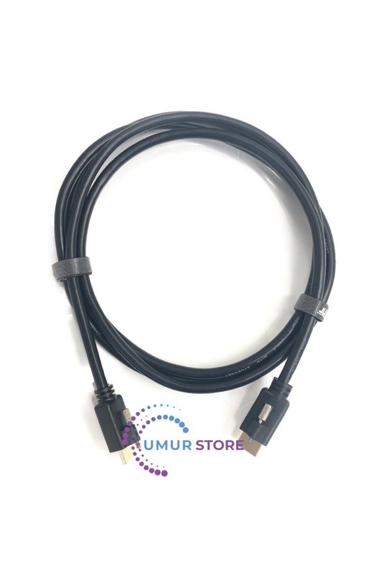 Vidalı HDMI 2.0 4K Ultra Hd 60 Hz Ses ve Görüntü Aktarım Kablosu 6 Metre