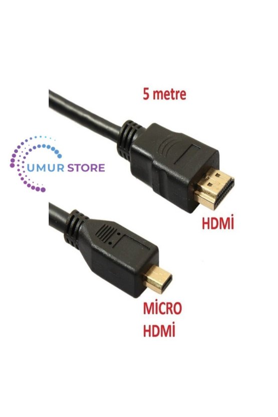 HDMI To Micro HDMI 5 Metre Kablo