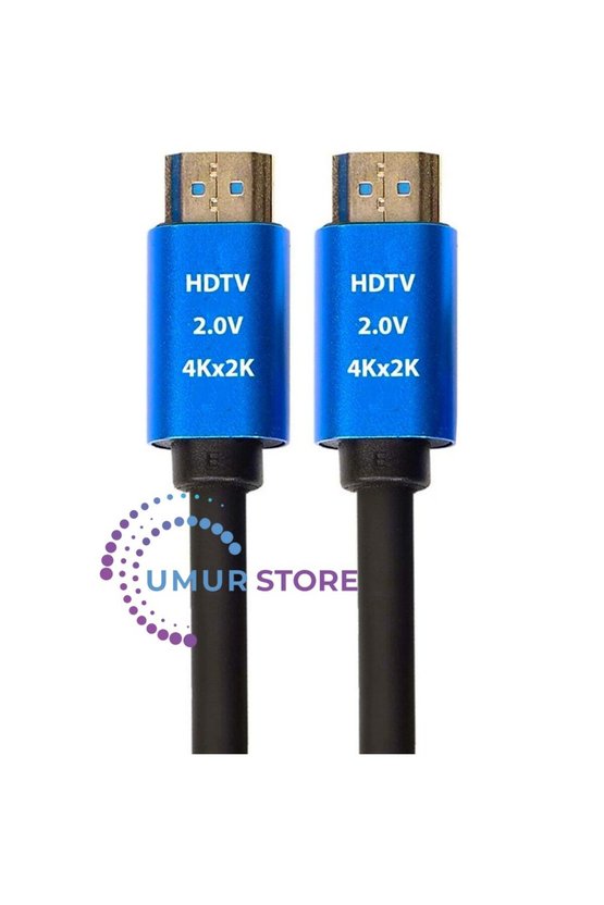 4K Ultra Hd 2.0V Alüminyum Başlık Altın Uçlu Hdmi Kablo 3 mt