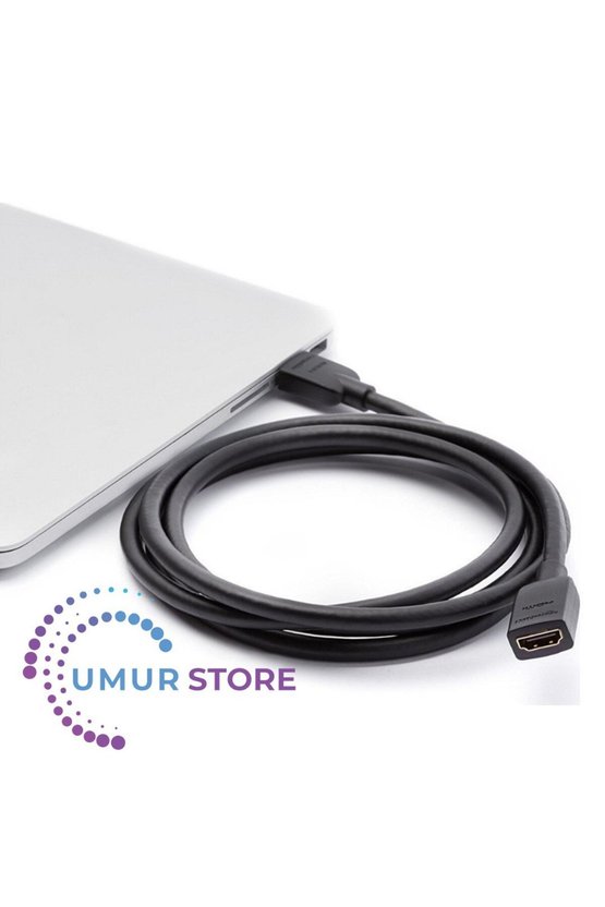 HDMI -Dişi Uzatma Kablosu Altın Uçlu 4K3D UHD 0.5 mt