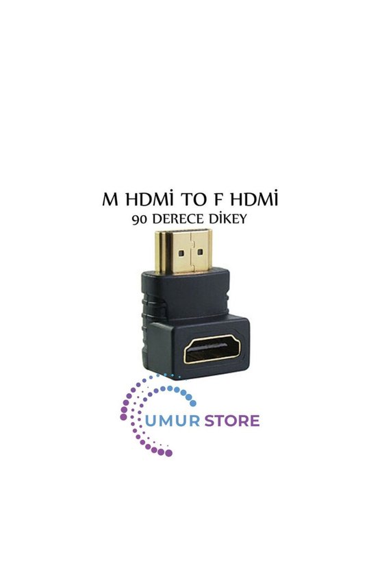 M Hdmi To F Hdmi 90 Derece Dikey