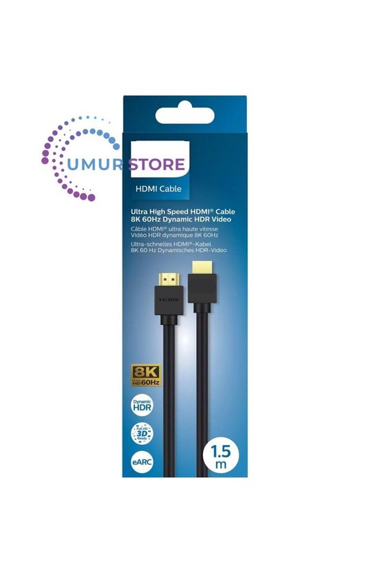 Dynamic Hdr 8k 60 Hz 3D Ultra Hd 1.5 Metre 2.1 HDMI Kablo SWV943100