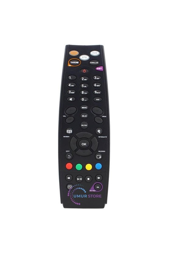 HD Dvd Tuşlu Uydu Kumandası
