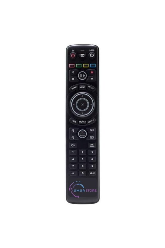 Kr Turksat Kablo Tv Siyah Uzun Kumanda