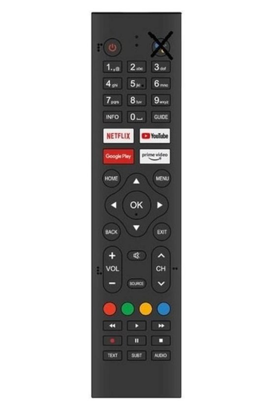 Ax50fmn602066 Uyumlu Google Tv Kumandası-mikrofonsuz