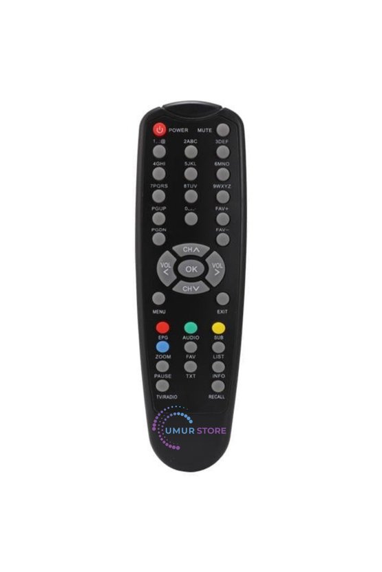 X-2007 FTA Uydu Alıcı Kumandası
