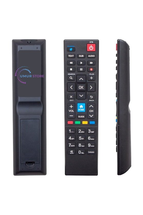 Tivibu Home+Tv Apps Tuşlu Uydu Alıcı Kumandası