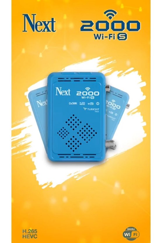 2000 Wifi Çanaklı - Çanaksız Dahili Wi-fi Full Hd Uydu Alıcı